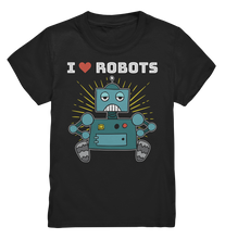 Laden Sie das Bild in den Galerie-Viewer, Robotik Liebe Roboter Jungen T-Shirt
