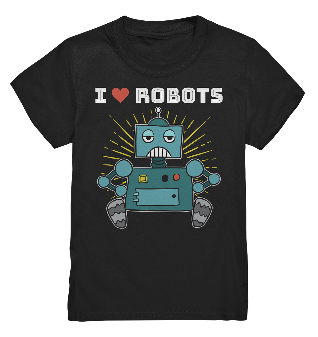 Robotik Liebe Roboter Jungen T-Shirt