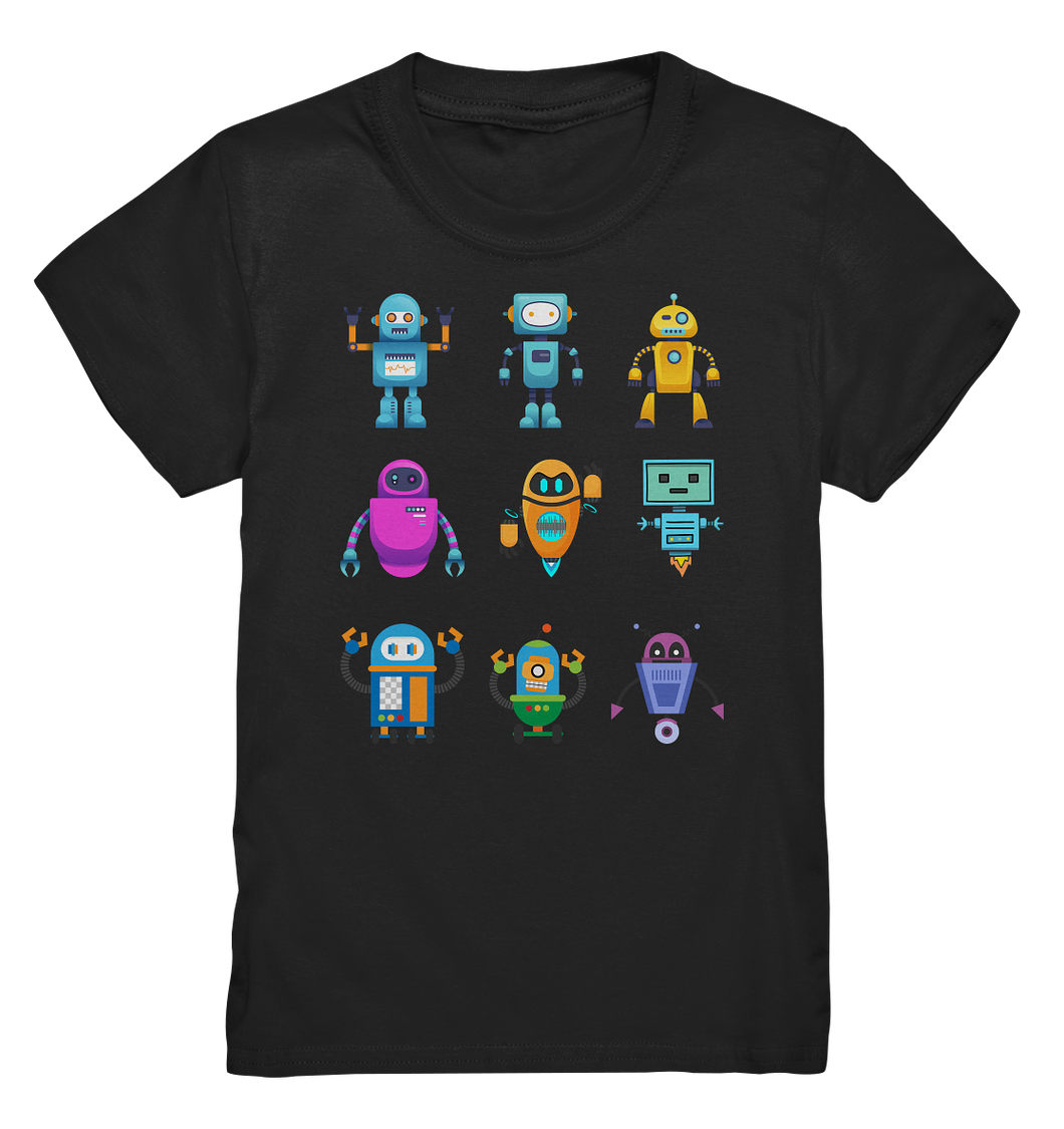 Cooler Roboter Jungen Roboter T-Shirt