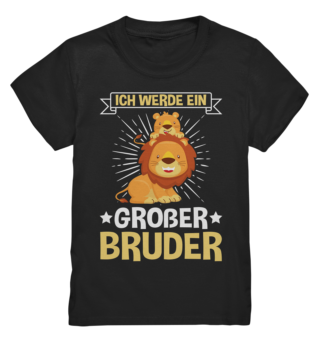 Ich werde Großer Bruder Löwe Shirt