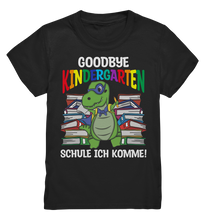 Laden Sie das Bild in den Galerie-Viewer, Dinosaurier Schulkind Schulanfang Kinder Einschulung T-Shirt
