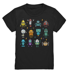 Roboter Sammlung Lustige Robotik Kinder T-Shirt