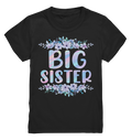 Große Schwester T-Shirt Blumen Big Sister