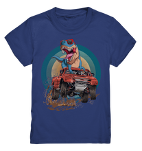 Laden Sie das Bild in den Galerie-Viewer, Dinosaurier Monstertruck T-Rex Kinder T-Shirt
