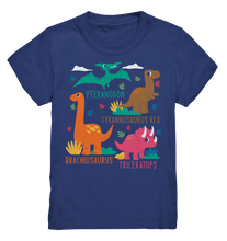 Laden Sie das Bild in den Galerie-Viewer, Dinosaurier Arten Cooles Dino Kinder T-Shirt
