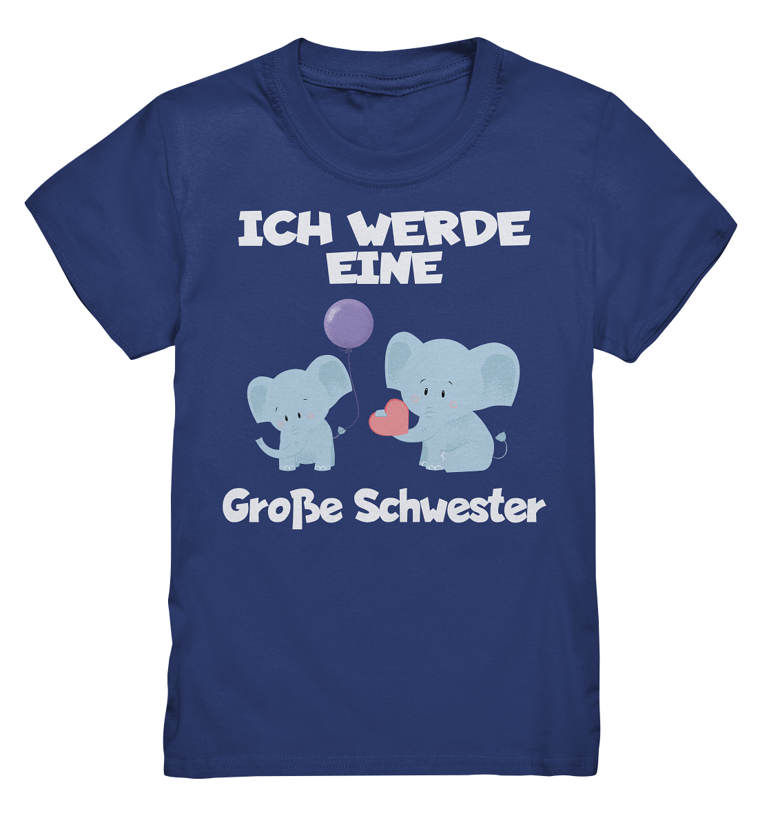 Große Schwester T-Shirt Elefanten Große Schwester Geschenk