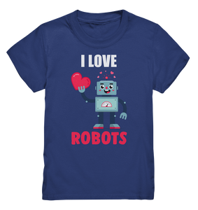 Liebe Roboter Jungen Robotertechnik T-Shirt