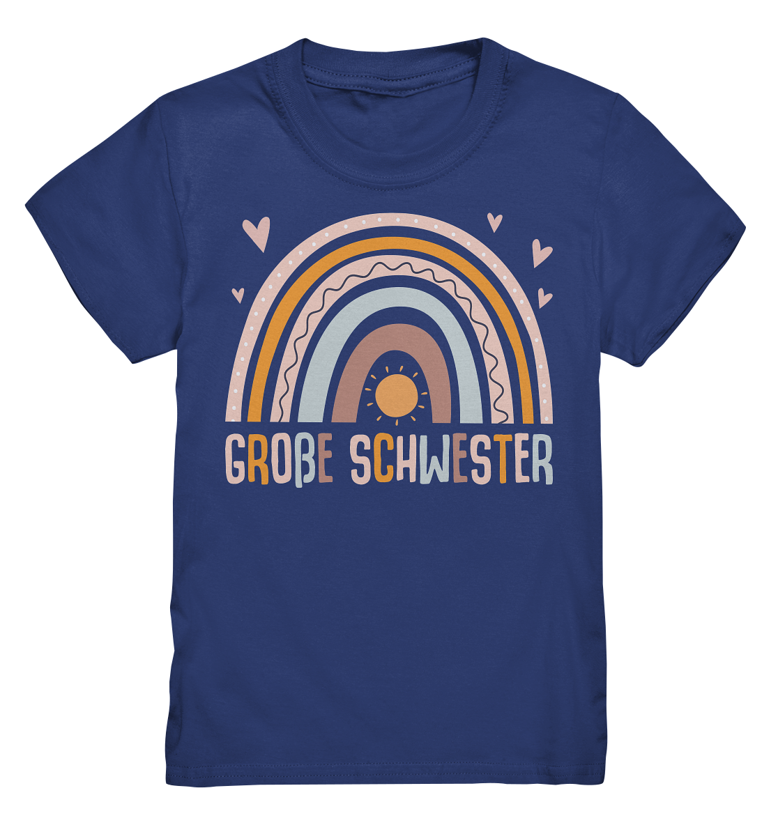 Große Schwester Shirt Regenbogen Große Schwester Geschenk