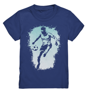Fußball Cooler Fußballer Junge Fußballspieler T-Shirt