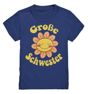 Große Schwester T-Shirt Blume Große Schwester Geschenk