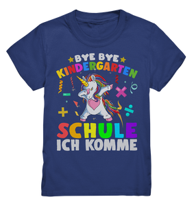 Schulkind 2023 Einhorn Schulanfang Kindergarten Einschulung T-Shirt