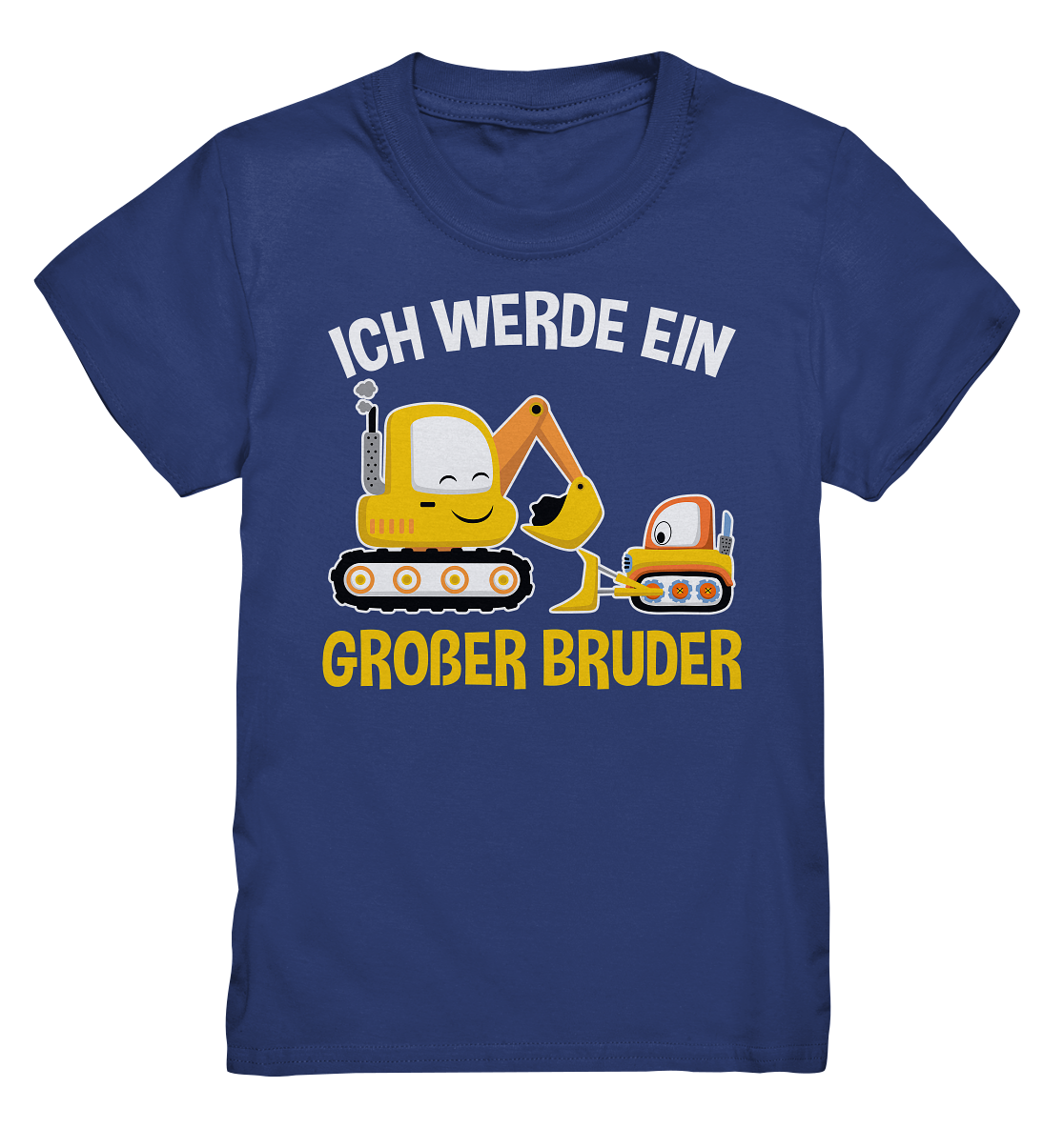 Bagger Baustelle Großer Bruder T-Shirt