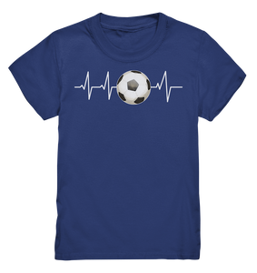 Fußball Jungs Fußballer Herzschlag Fußballspieler T-Shirt