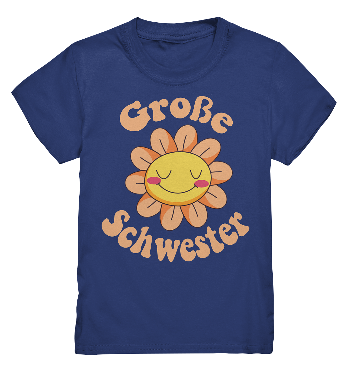 Große Schwester Shirt Blume Große Schwester Geschenk