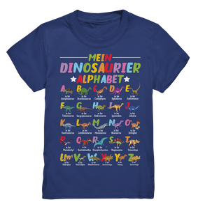 Dinosaurier ABC Schulkind Mein Dino Alphabet T-Shirt