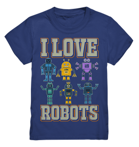Wissenschaft Roboter Technologie Jungen Mädchen T-Shirt