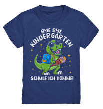 Laden Sie das Bild in den Galerie-Viewer, Dinosaurier Schulkind Schulanfang Kinder Einschulung T-Shirt
