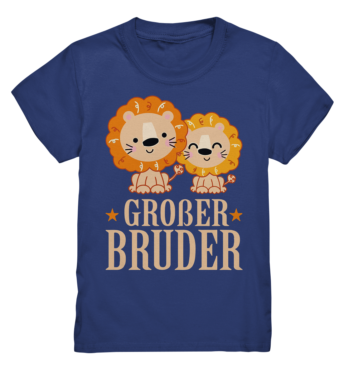 Niedlicher Löwe Großer Bruder T-Shirt