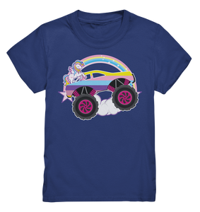 Monstertruck Einhorn Mädchen Monster Truck Kinder T-Shirt