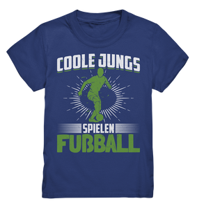 Coole Jungs Fußballer Kinder Fußballspieler Fußball T-Shirt