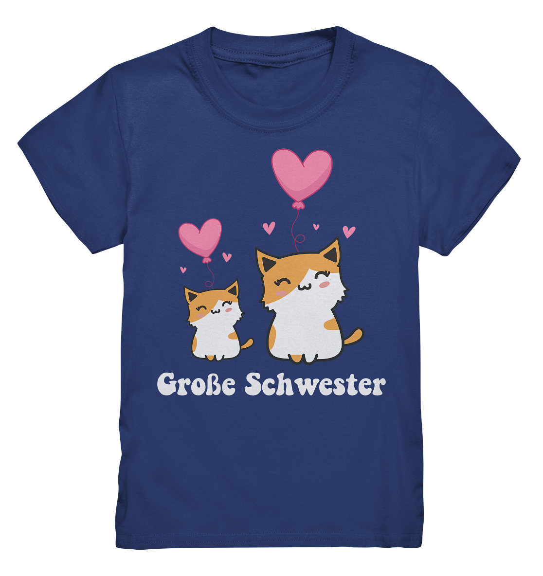 Große Schwester T-Shirt Katze Große Schwester Geschenk