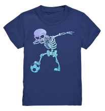 Laden Sie das Bild in den Galerie-Viewer, Fußball Jungs Fußballer Dabbing Skelett Fußballspieler T-Shirt
