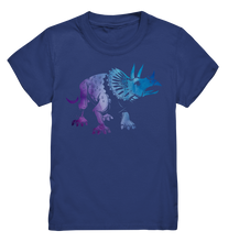 Laden Sie das Bild in den Galerie-Viewer, Dinosaurier Triceratops Bunter Dino Kinder T-Shirt
