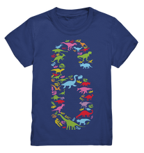 Laden Sie das Bild in den Galerie-Viewer, 6. Geburtstag Dinosaurier 6 Jahre alt Dino T-Shirt
