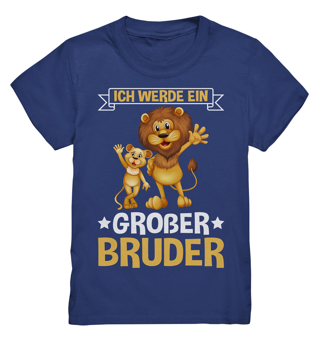 Ich werde ein Großer Bruder Löwen T-Shirt