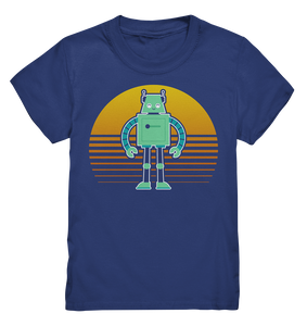 Roboter Jungen Robotik Retro Roboter T-Shirt