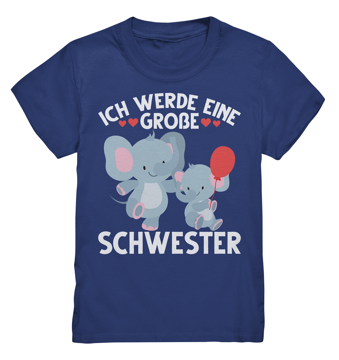 Große Schwester T-Shirt Elefanten Große Schwester Geschenk