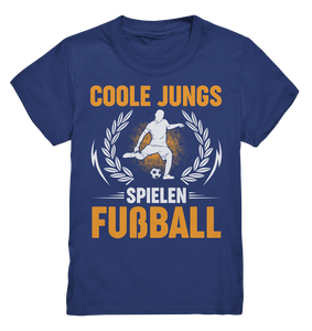 Fußball Jungen Fußballer Kinder Fußballspieler T-Shirt