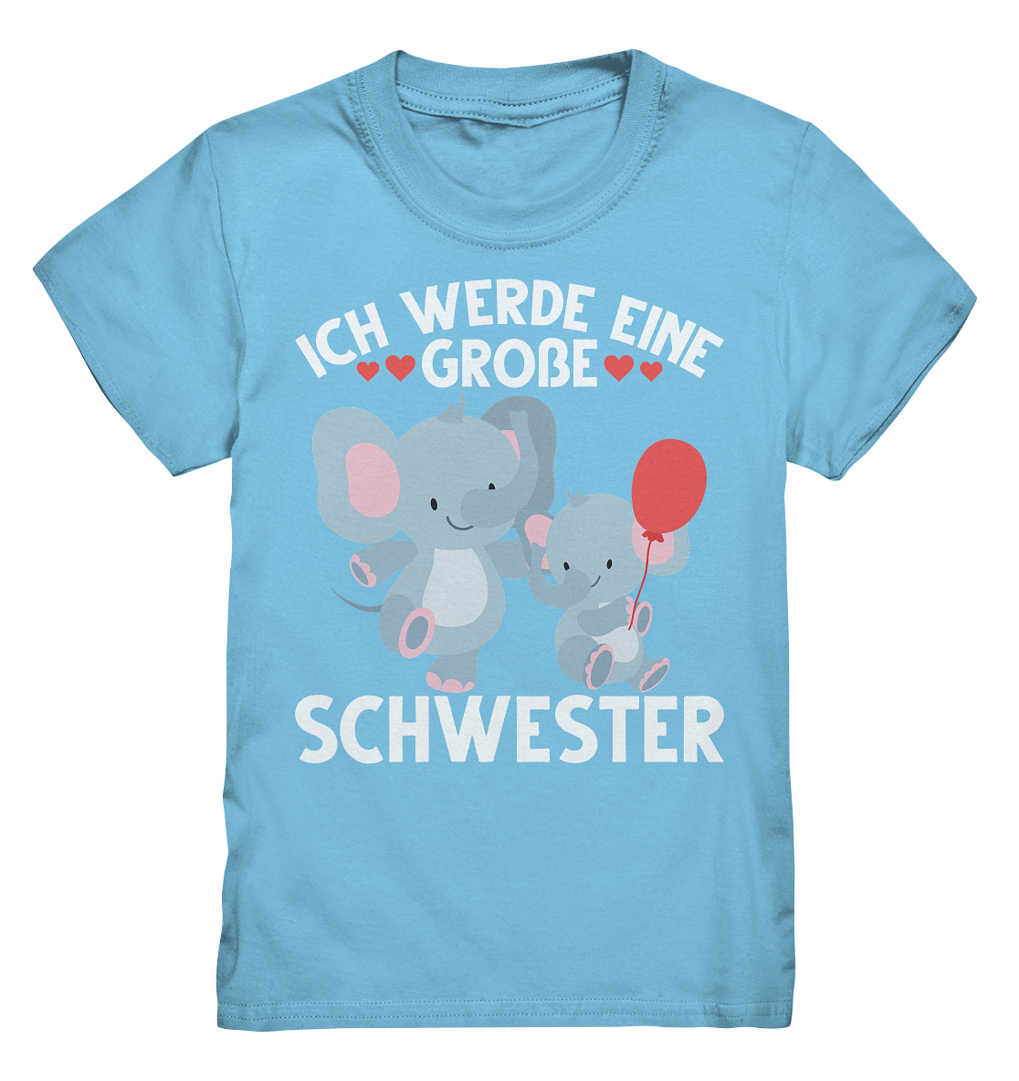 Große Schwester T-Shirt Elefanten Große Schwester Geschenk
