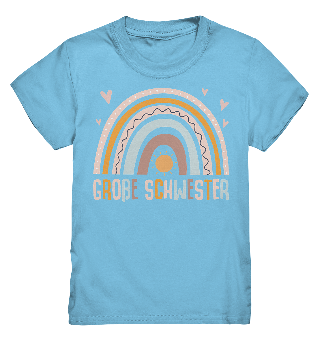 Große Schwester Shirt Regenbogen Große Schwester Geschenk