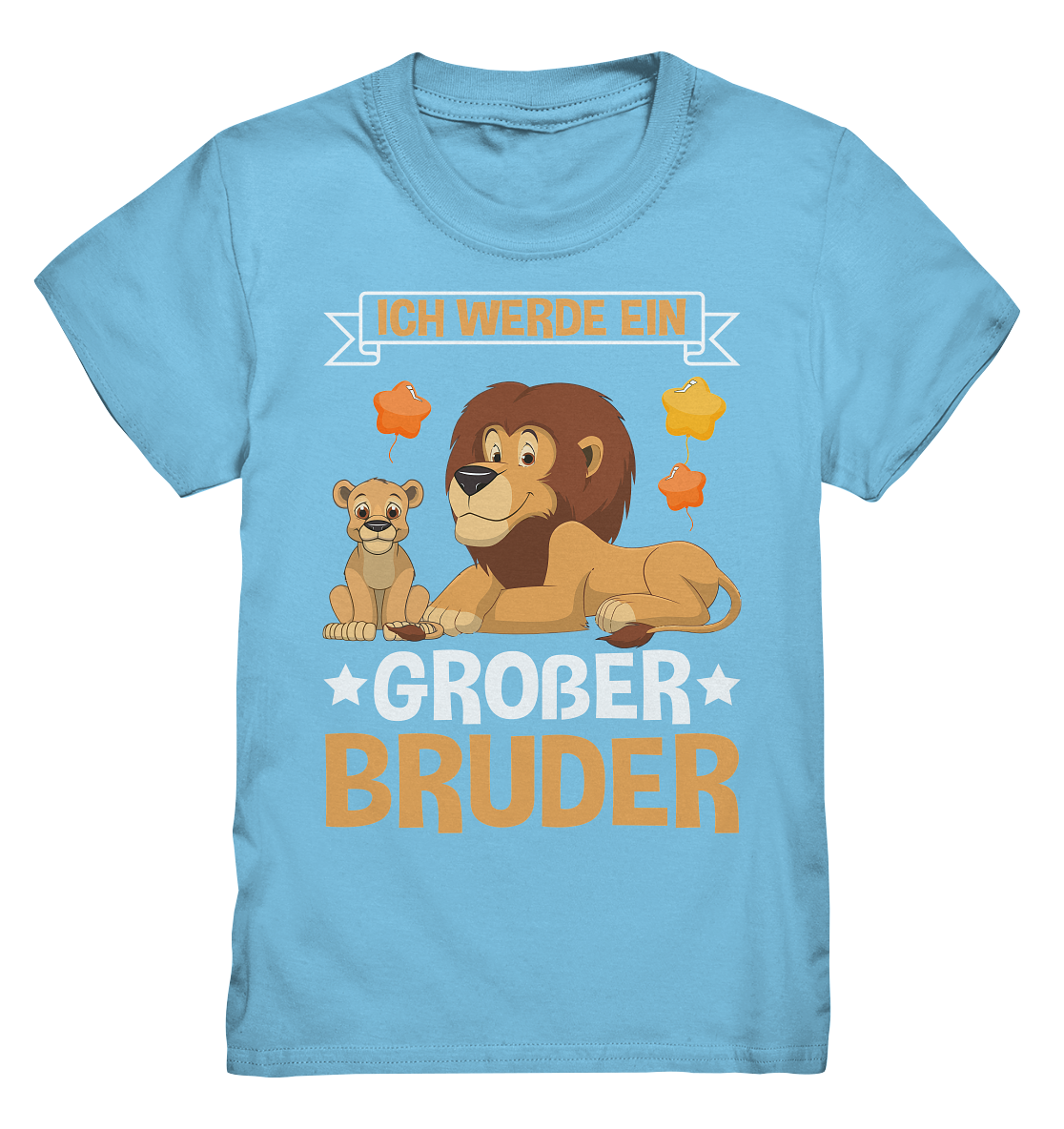 Ich werde ein Großer Bruder Löwe T-Shirt