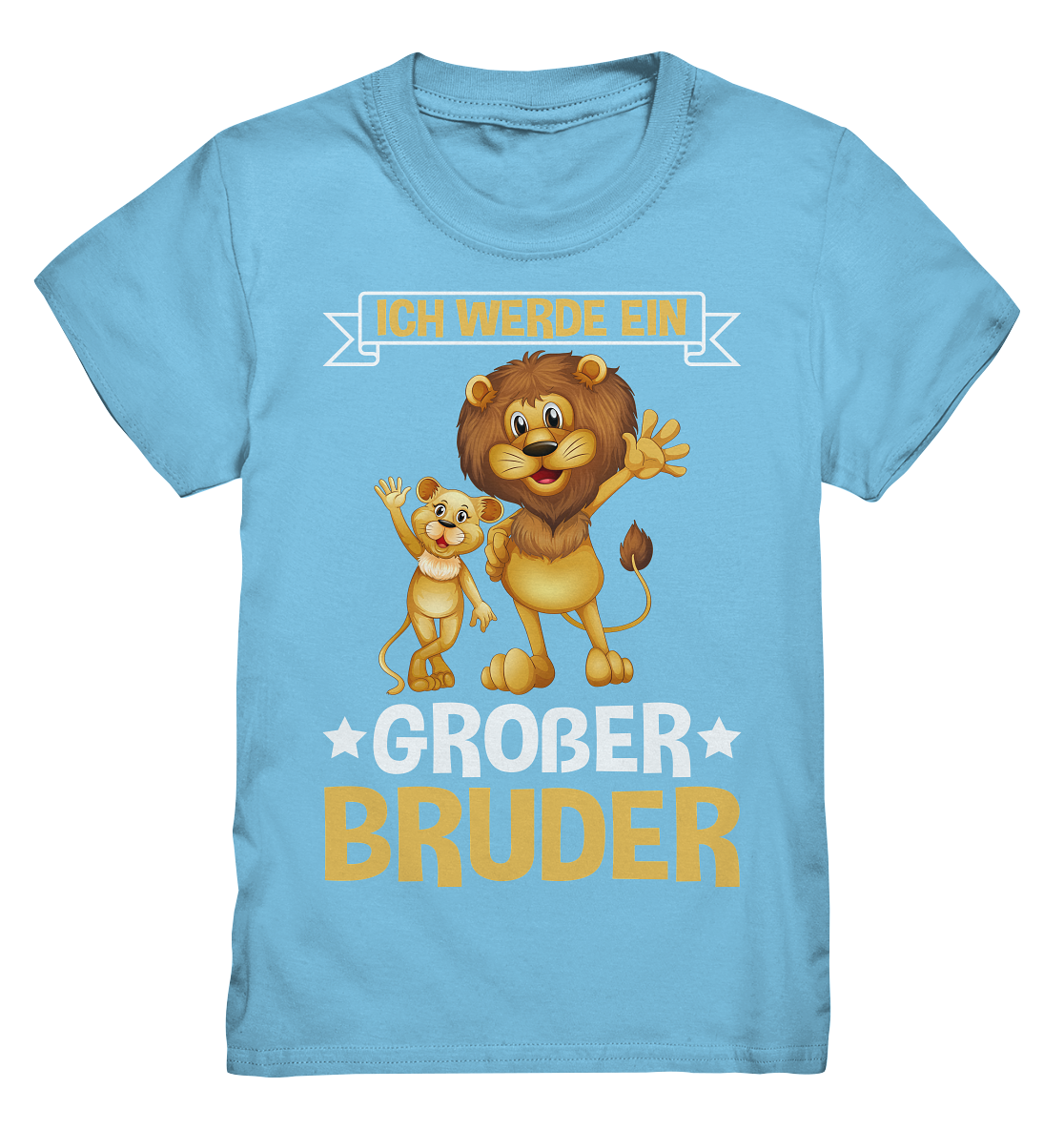 Ich werde ein Großer Bruder Löwen T-Shirt