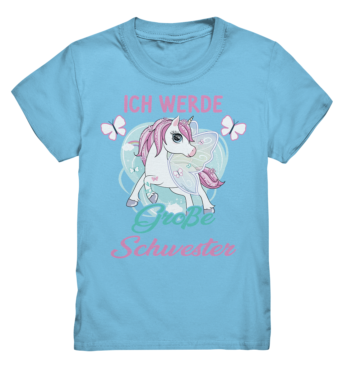 Große Schwester T-Shirt Einhorn Große Schwester Geschenk
