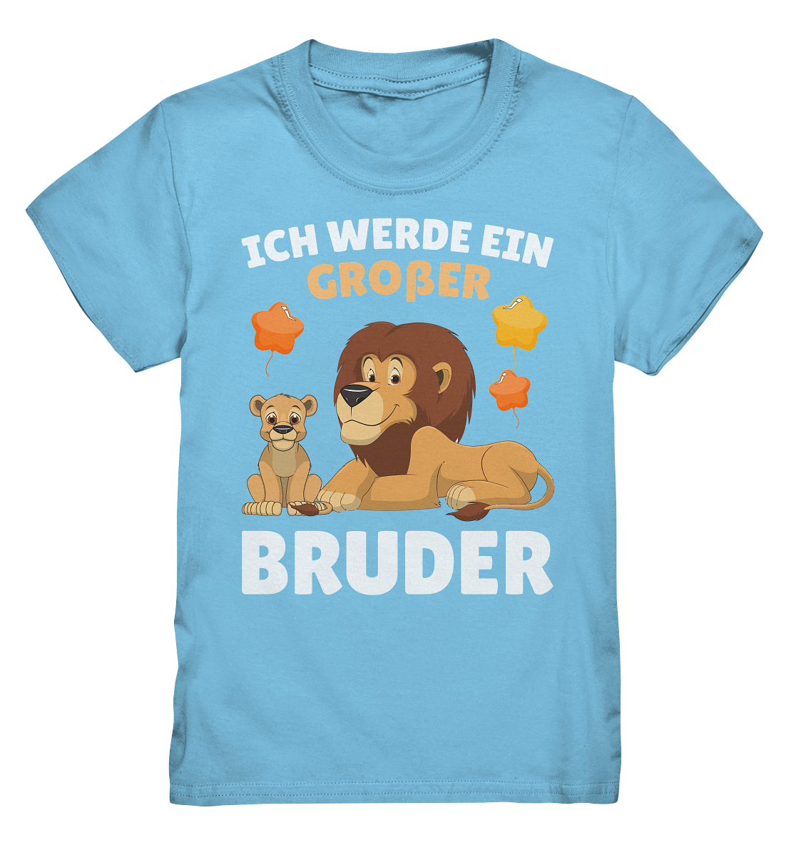 Ich werde ein Großer Bruder Löwen T-Shirt