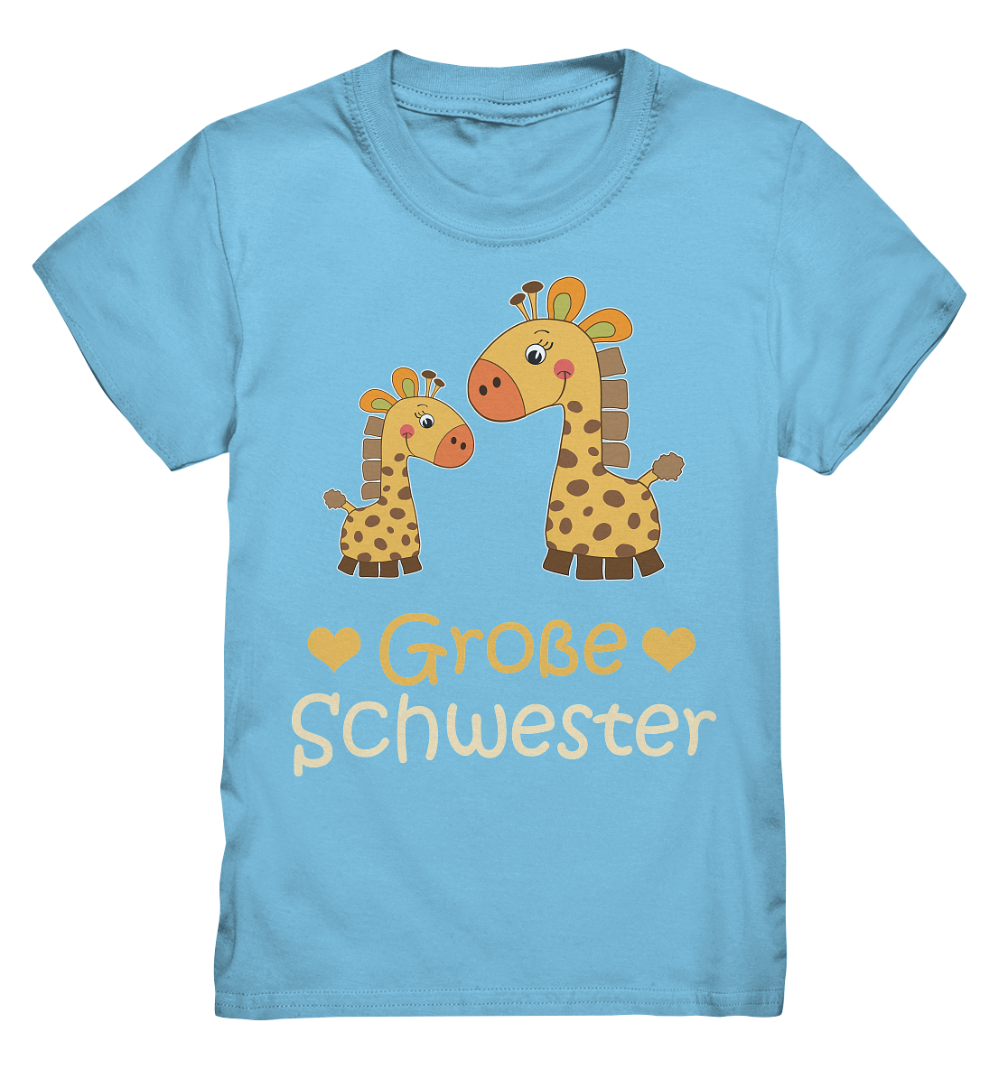 Große Schwester Shirt Giraffe Große Schwester Geschenk