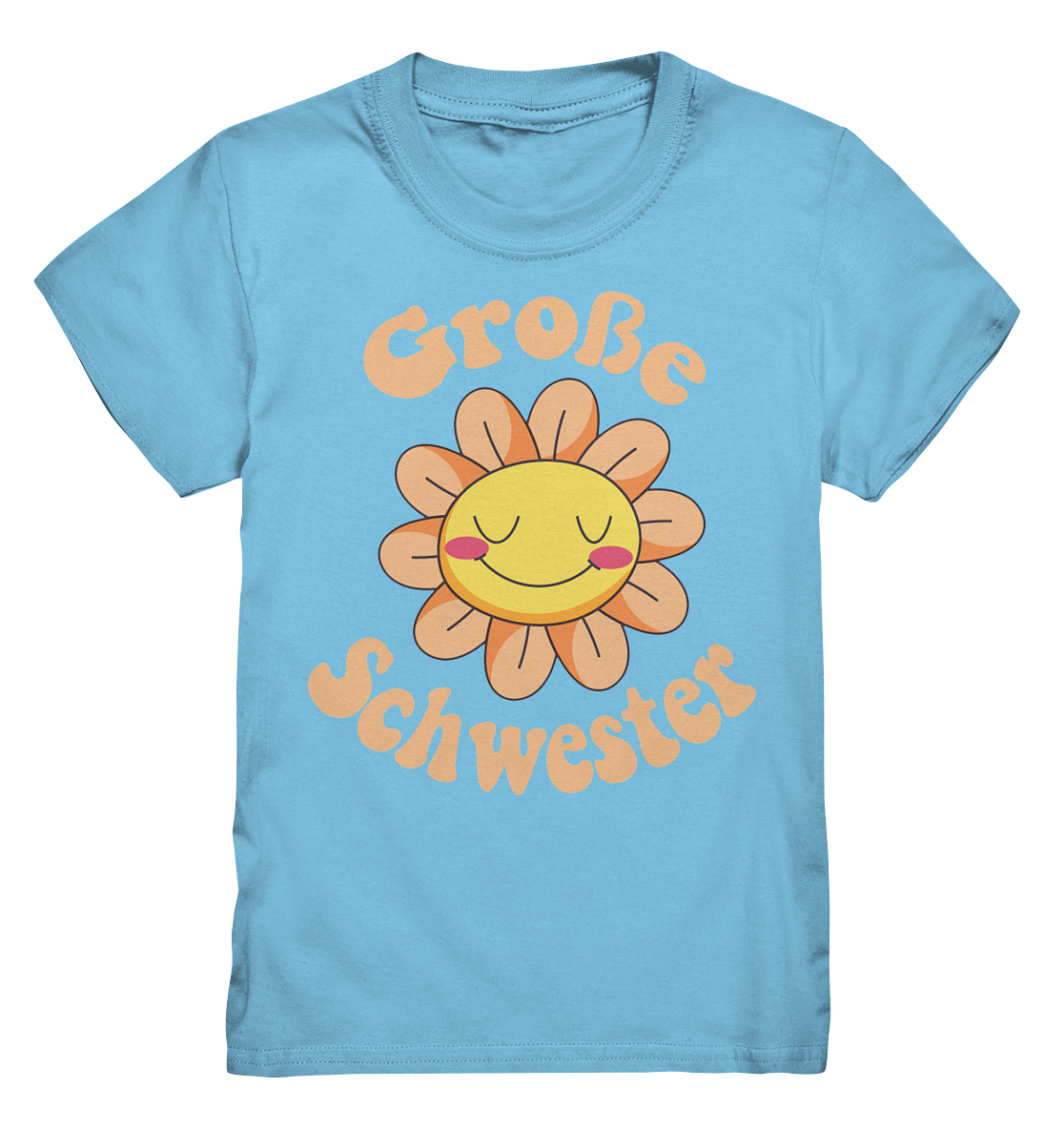 Große Schwester Shirt Blume Große Schwester Geschenk