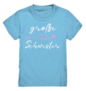 Große Schwester T-Shirt Herz Große Schwester Geschenk