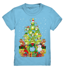 Laden Sie das Bild in den Galerie-Viewer, Weihnachten Frösche Weihnachtsbaum Frosch Weihnachtsoutfit Kinder T-Shirt
