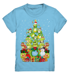 Weihnachten Frösche Weihnachtsbaum Frosch Weihnachtsoutfit Kinder T-Shirt