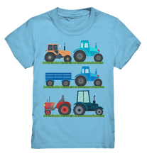 Laden Sie das Bild in den Galerie-Viewer, Landmaschinen Traktor Landwirtschaft T-Shirt Kinder
