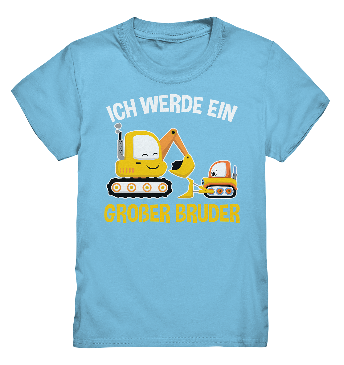 Bagger Baustelle Großer Bruder T-Shirt