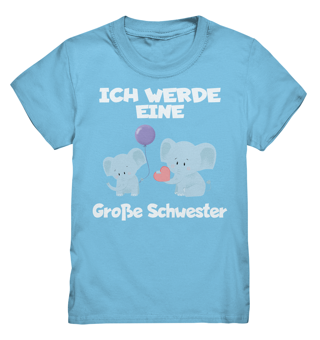 Große Schwester T-Shirt Elefanten Große Schwester Geschenk