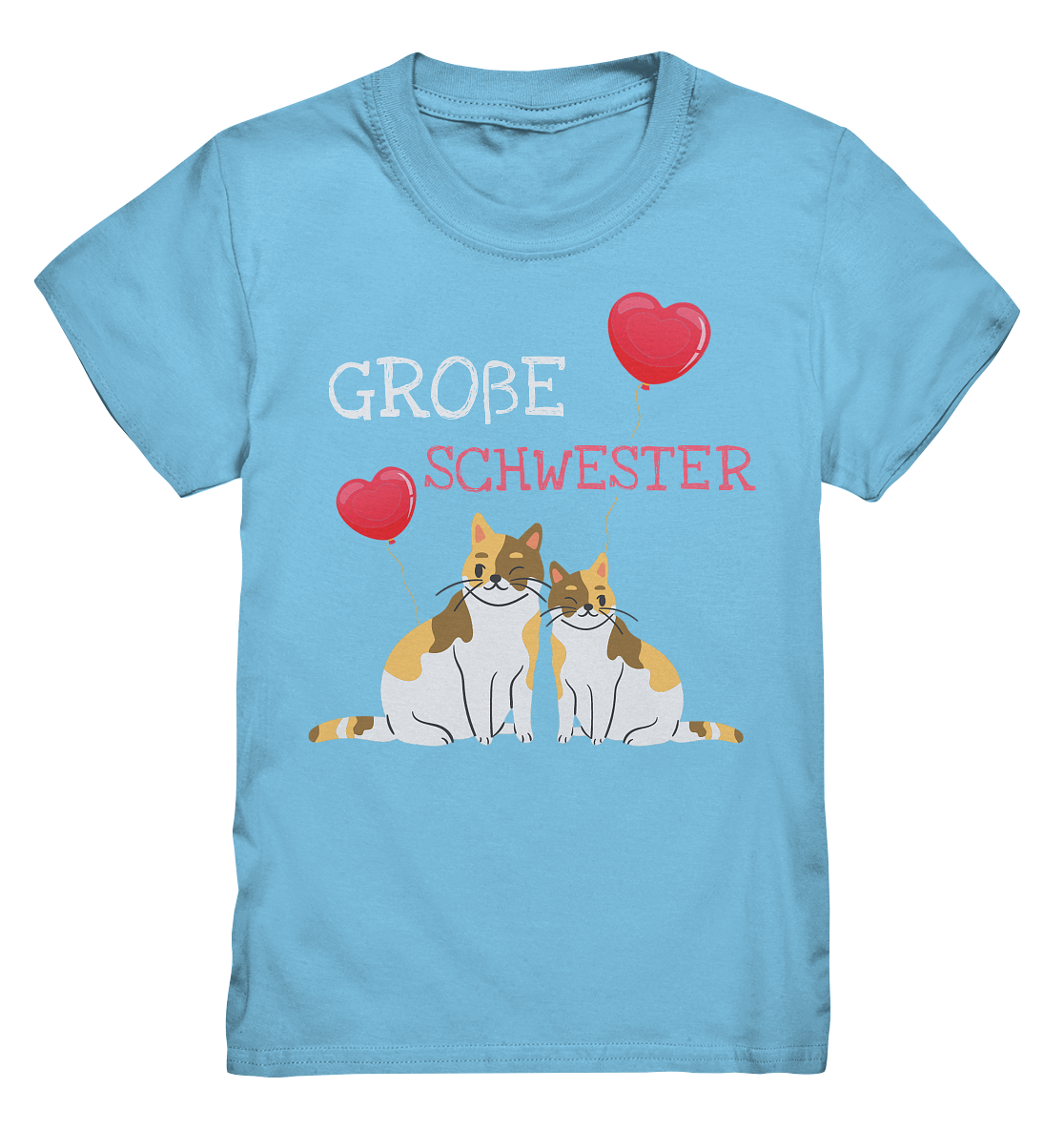 Große Schwester Shirt Katzen Liebe Große Schwester Geschenk