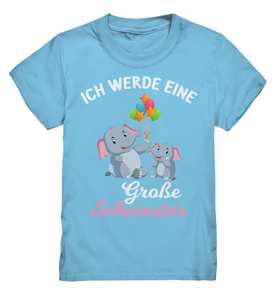 Große Schwester T-Shirt Elefant Große Schwester Geschenk