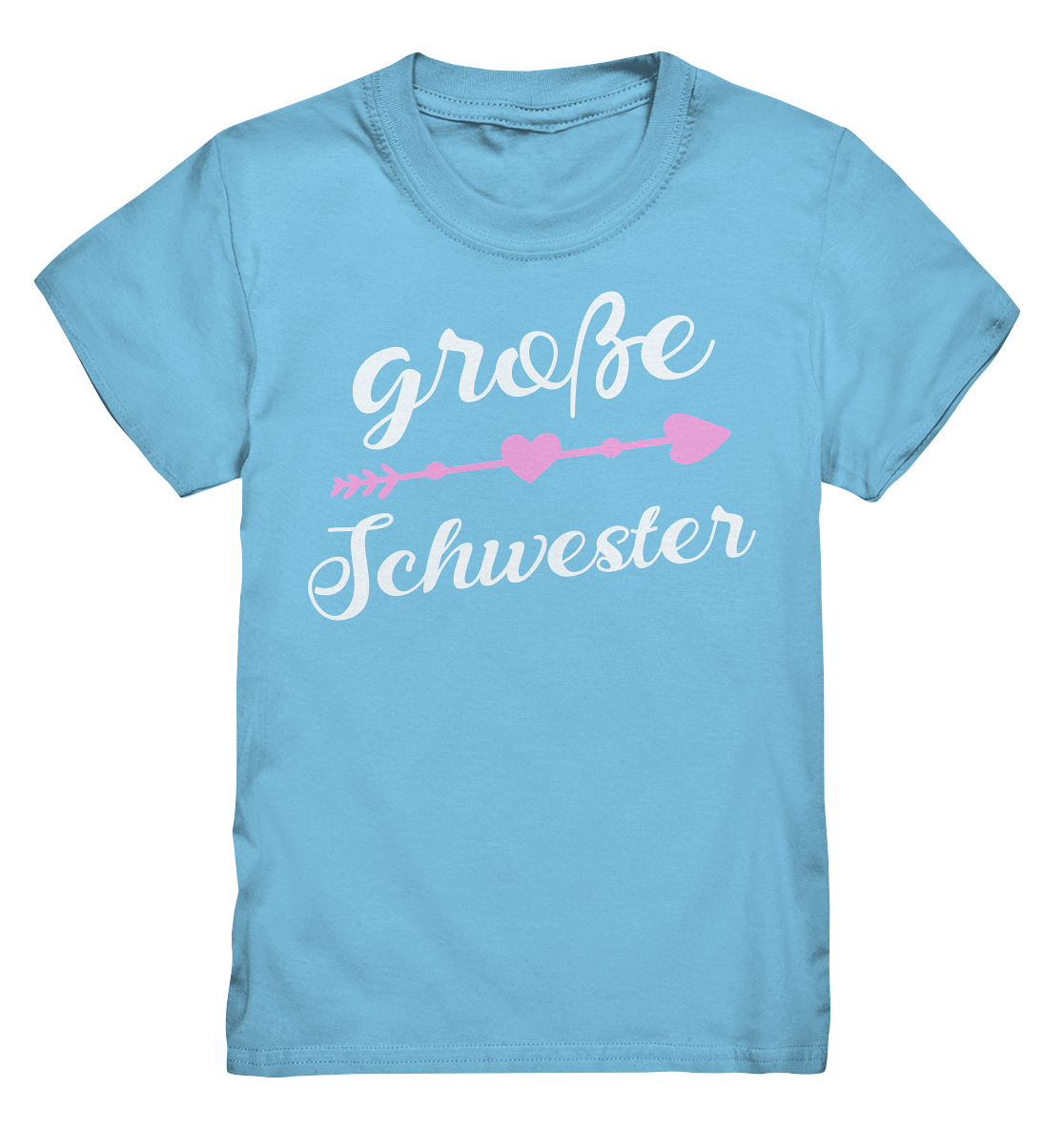 Große Schwester T-Shirt Pfeil Herz Große Schwester Geschenk