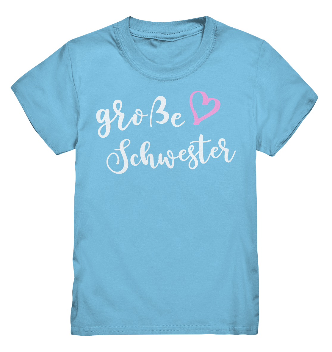 Große Schwester T-Shirt Herz Liebe Große Schwester Geschenk